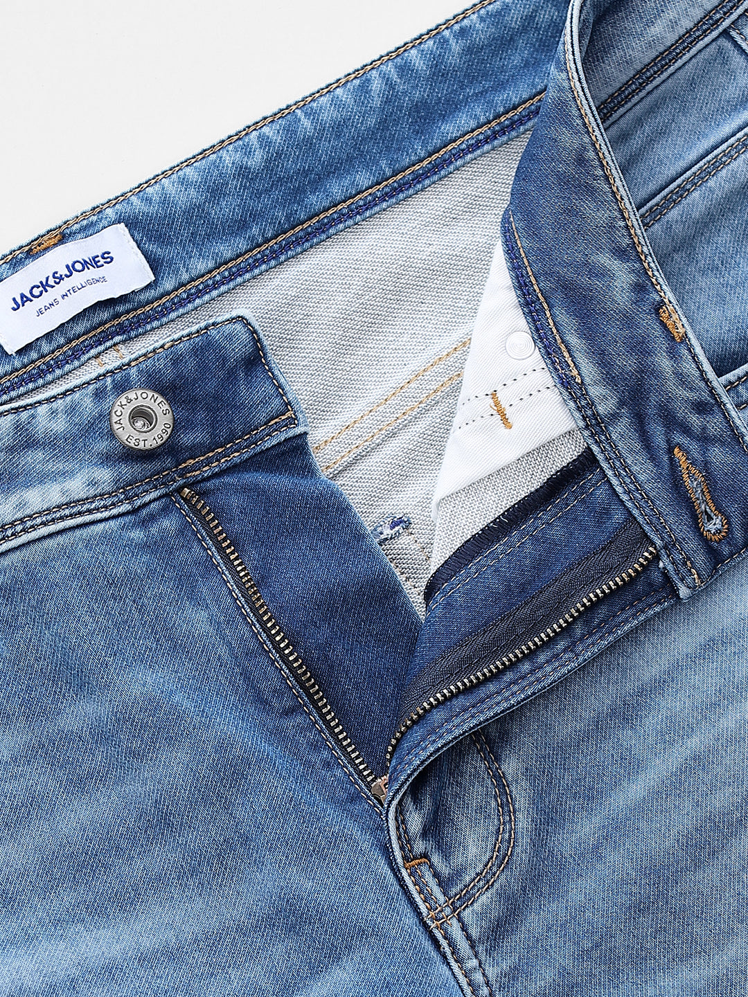 Clark Regular Fit Jeans - Medium Blue