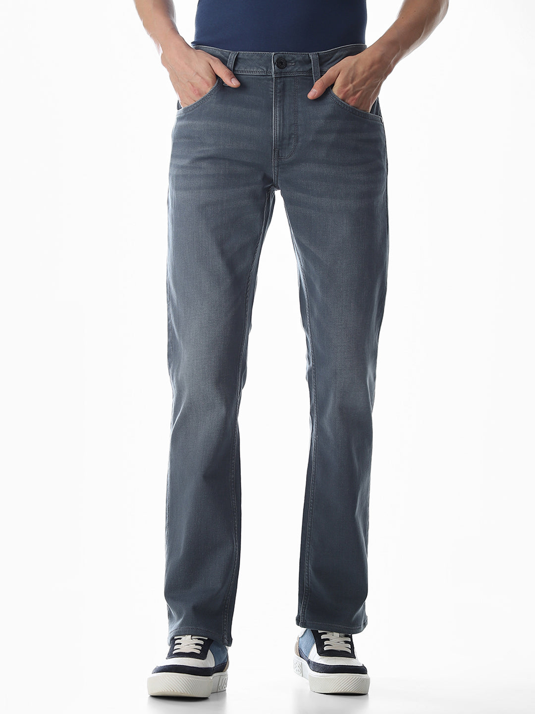Clark Regular Fit Jeans - Grey