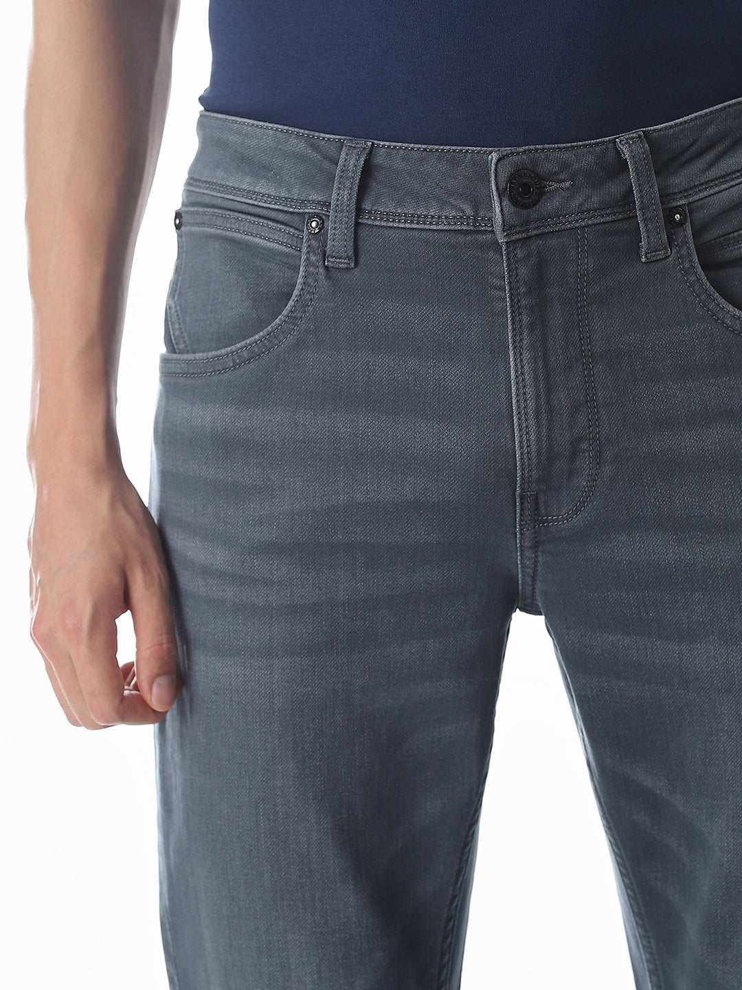 Clark Regular Fit Jeans - Grey