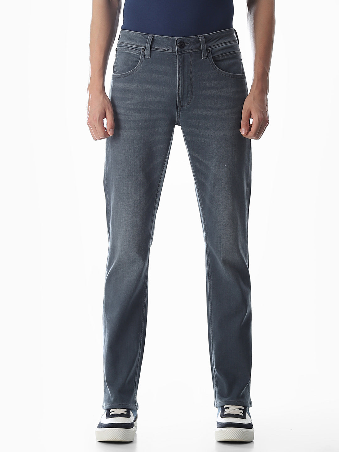 Clark Regular Fit Jeans - Grey