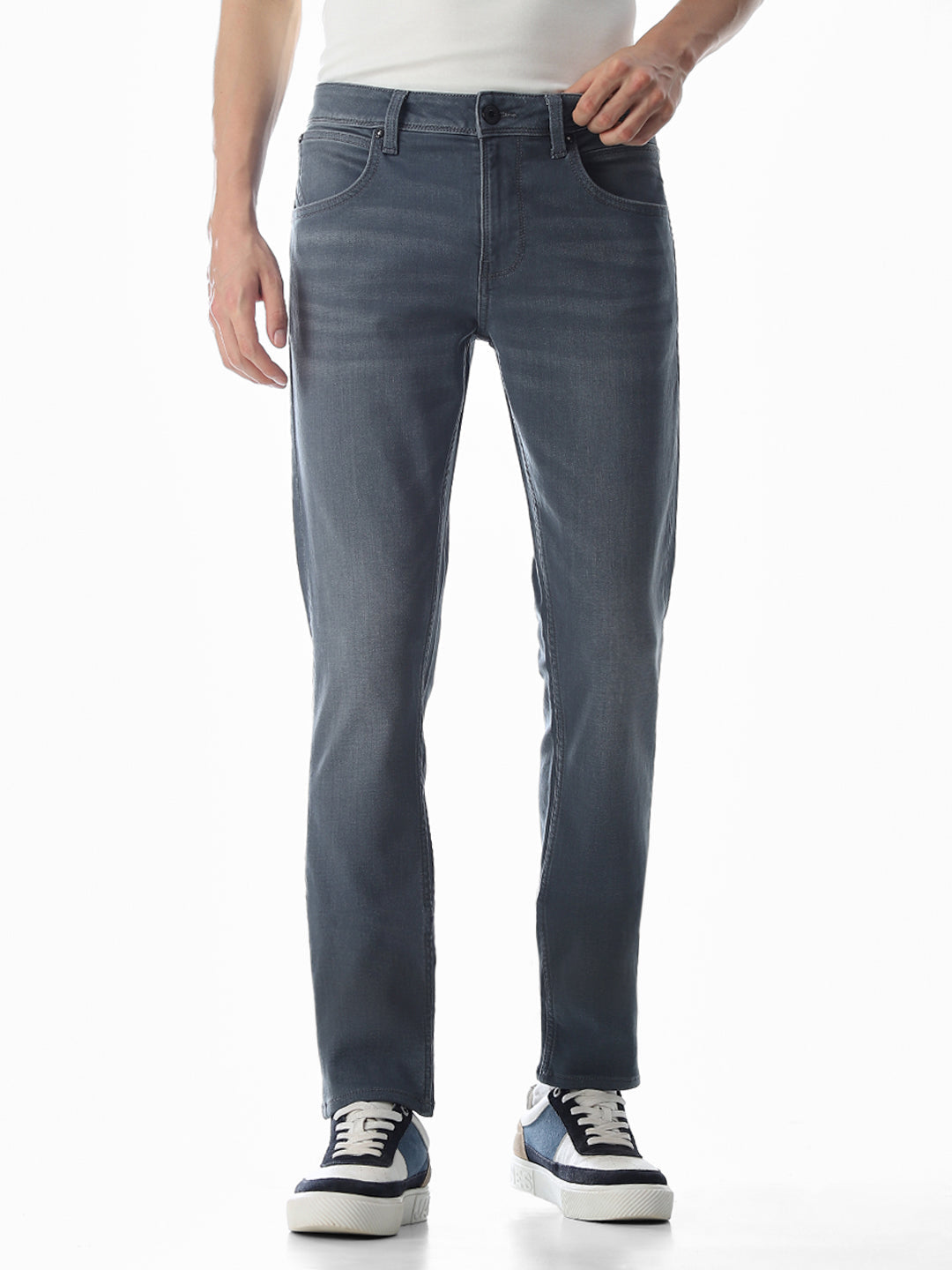 Glenn Slim Fit Jeans - Grey - 30/30
