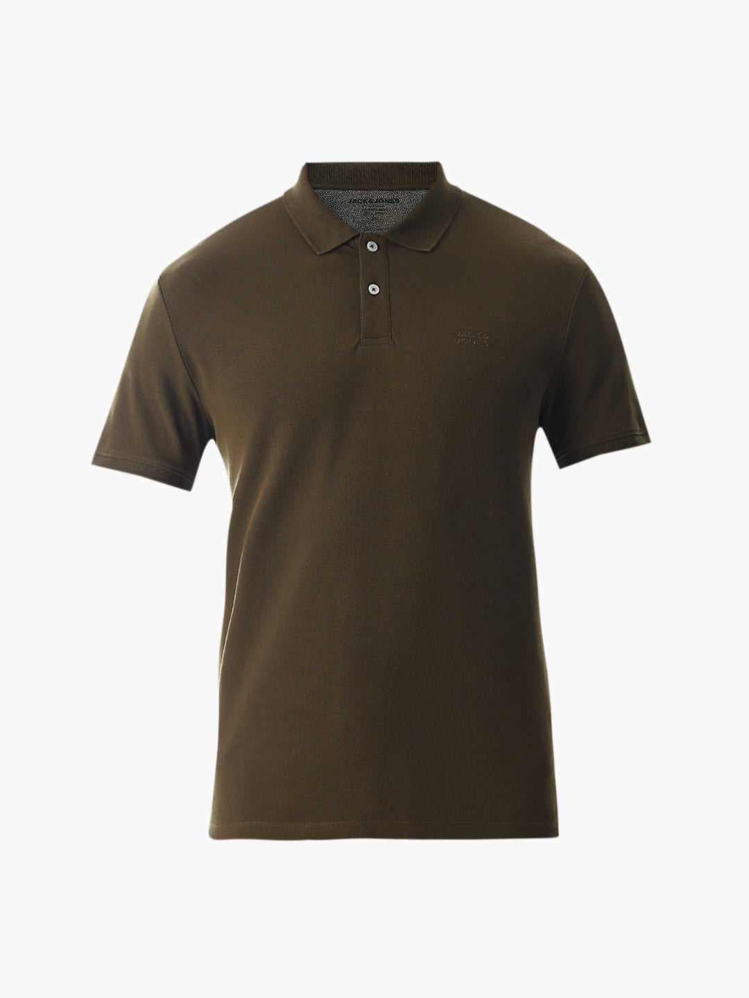Button Placket Polo - Green