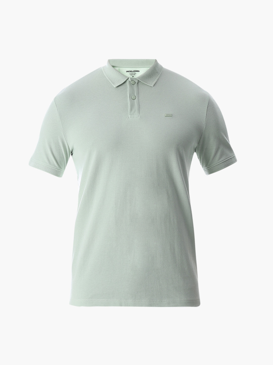 Button Placket Polo - Light Green