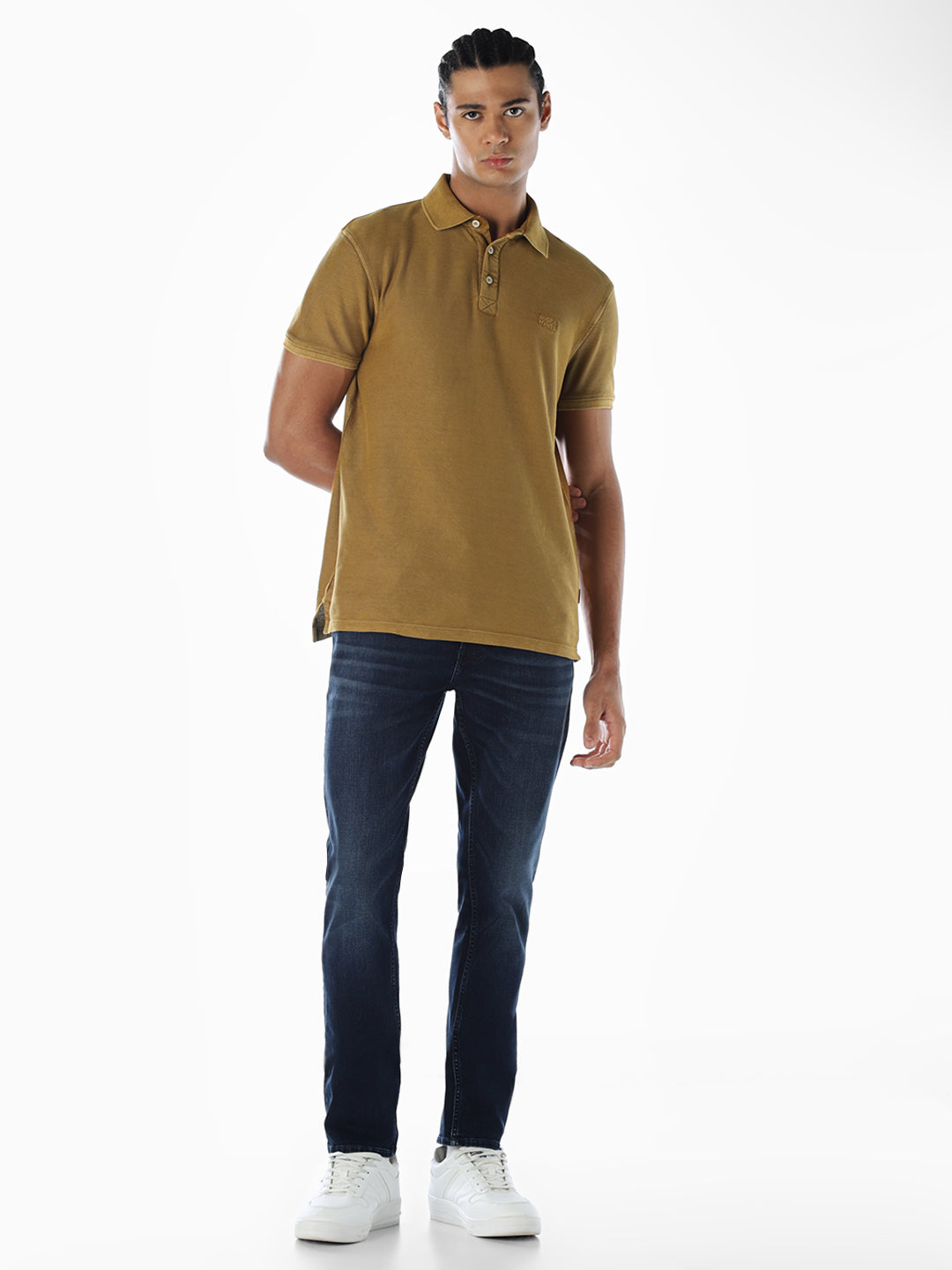 Acid Washed Brown Polo