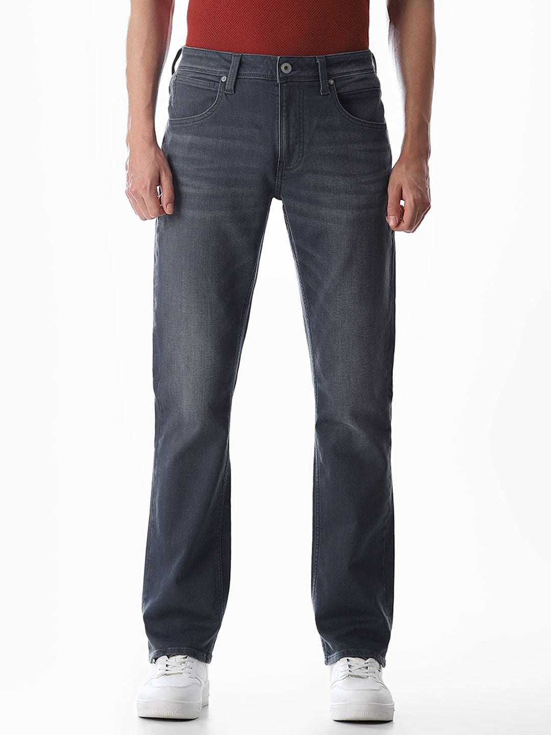 Clark Regular Fit Jeans - Dark Grey
