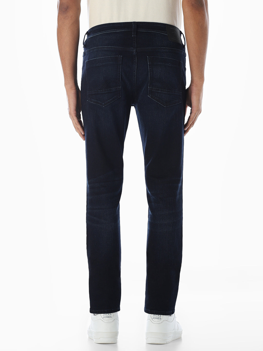 Mildly Washed 5 Pocket Skinny Jeans