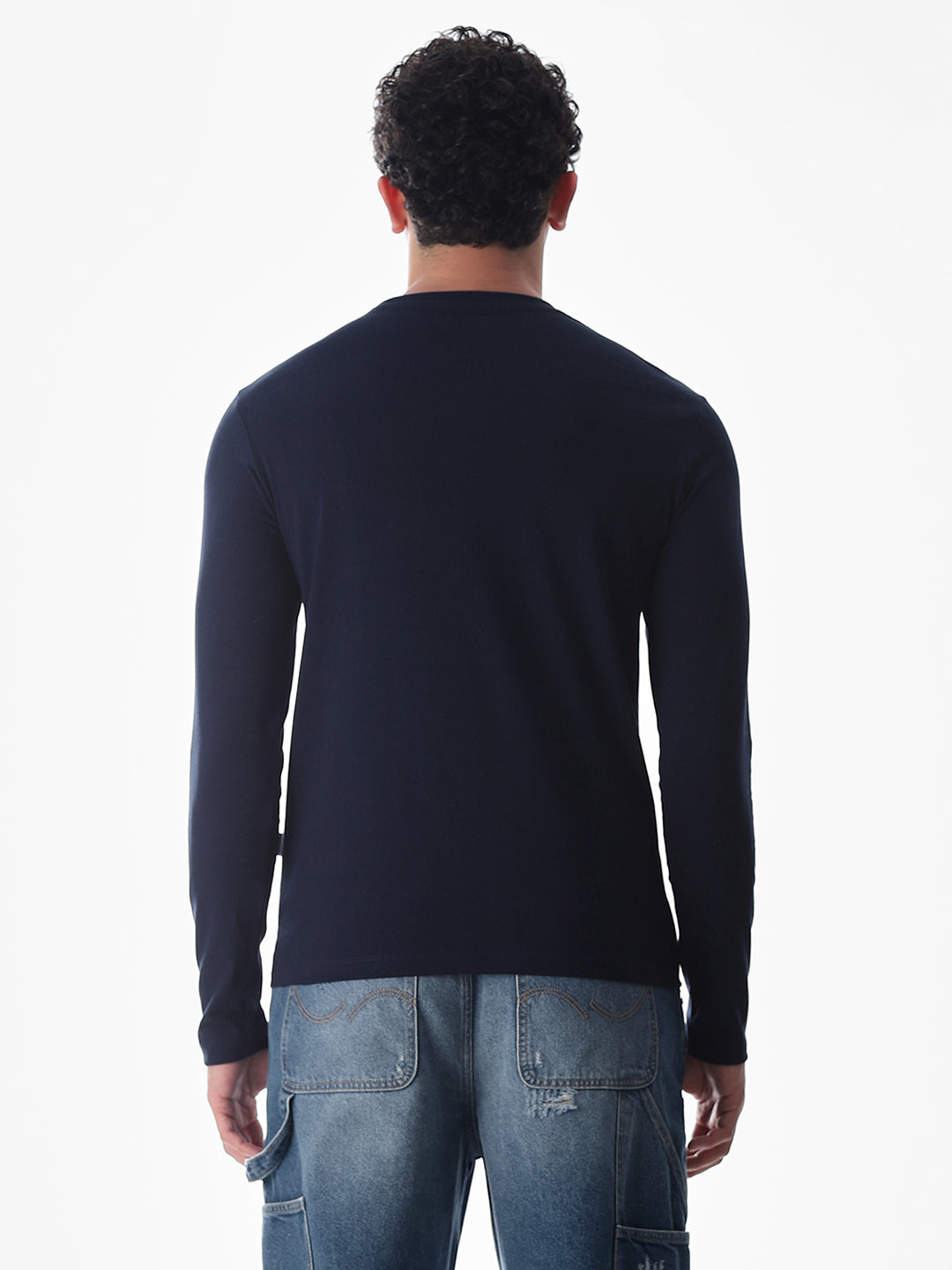 Logo Print Full Sleeves T-shirt