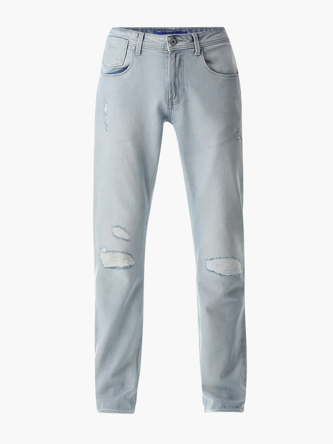 Mildly Distressed Clark Regular Fit Jeans