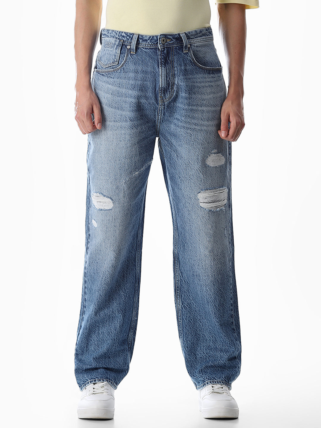 Distressed Dario Loose Fit Jeans