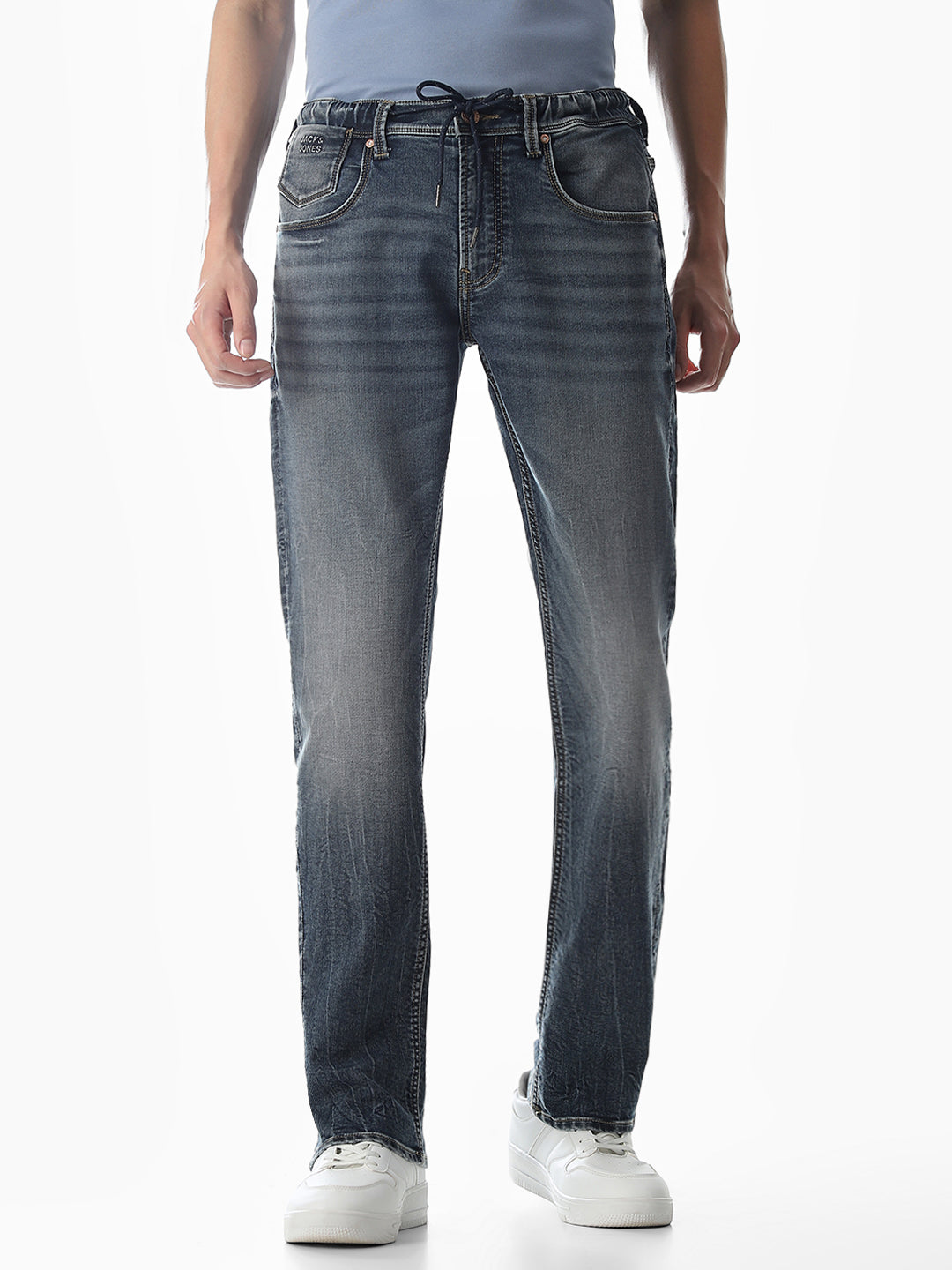 Mildly Washed Clark Regular Fit Jeans - 32/32