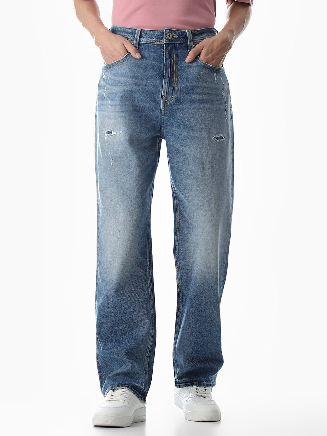 Blue Dario Loose Fit Jeans - 38/30