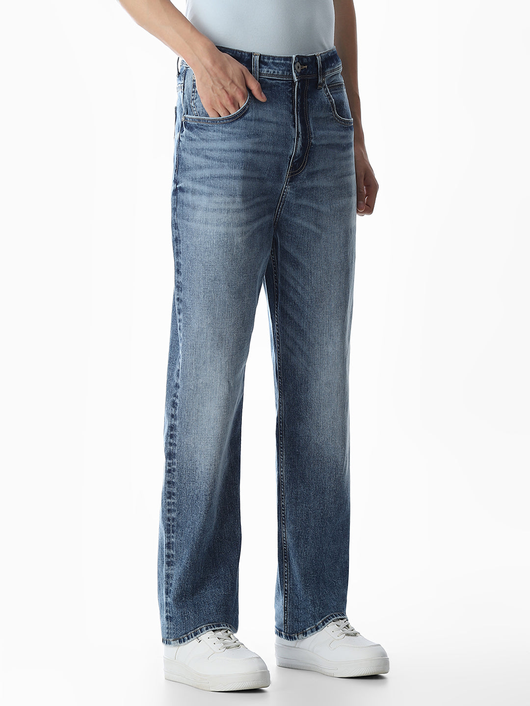Blue 5 Pocket Dario Loose Fit Jeans