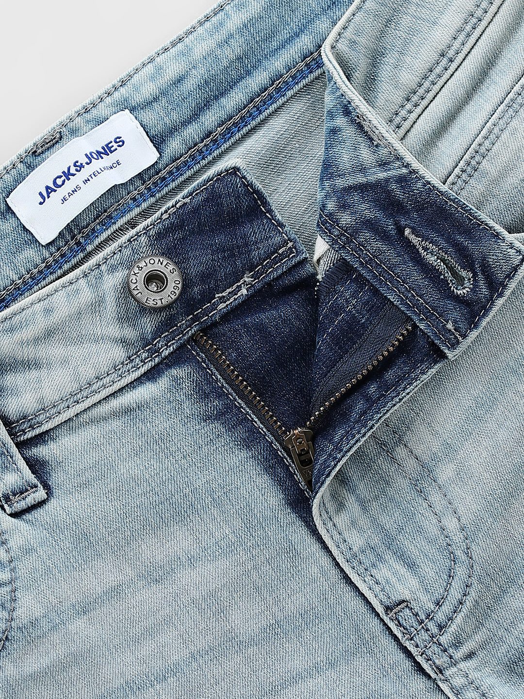 Light Blue 5 Pocket Slim Fit Jeans