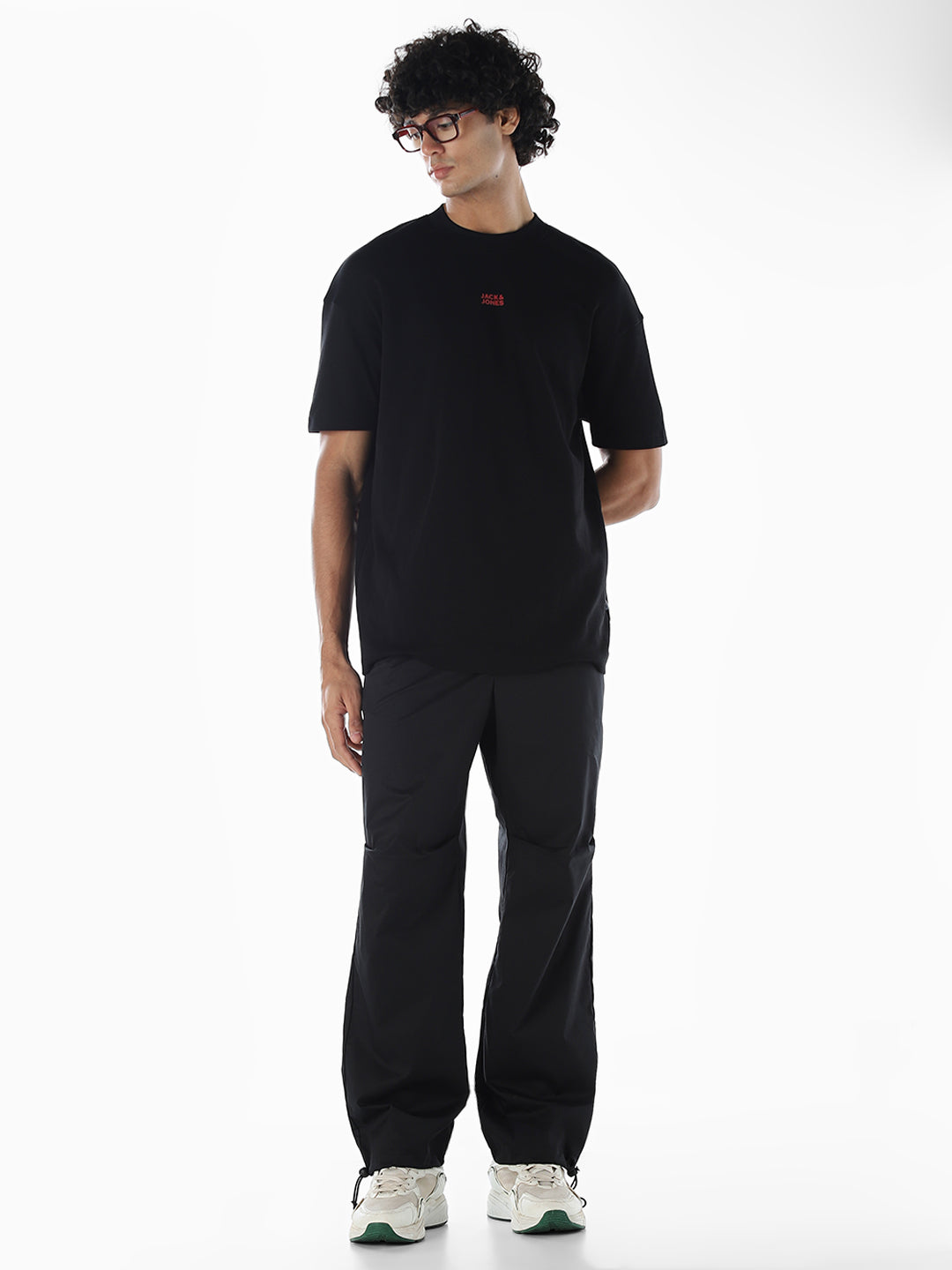 Black Regular Fit Pants