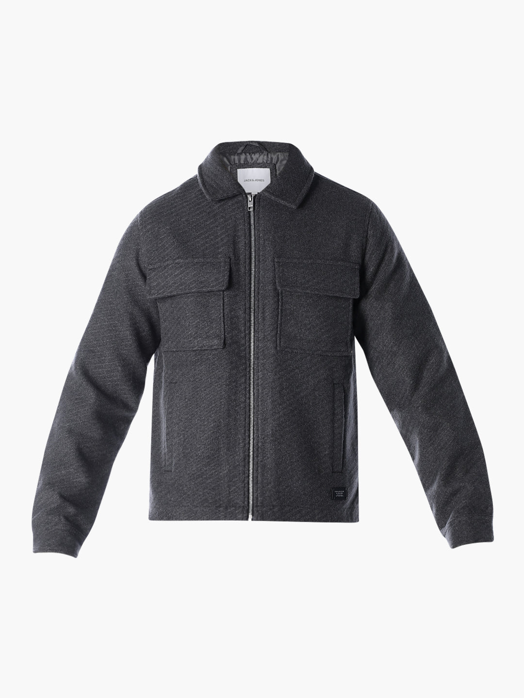 Dark Grey Zipped Jacket