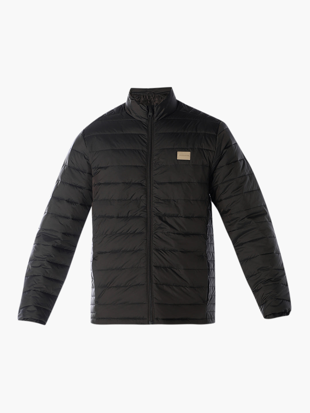 Dark Brown High Neck Jacket