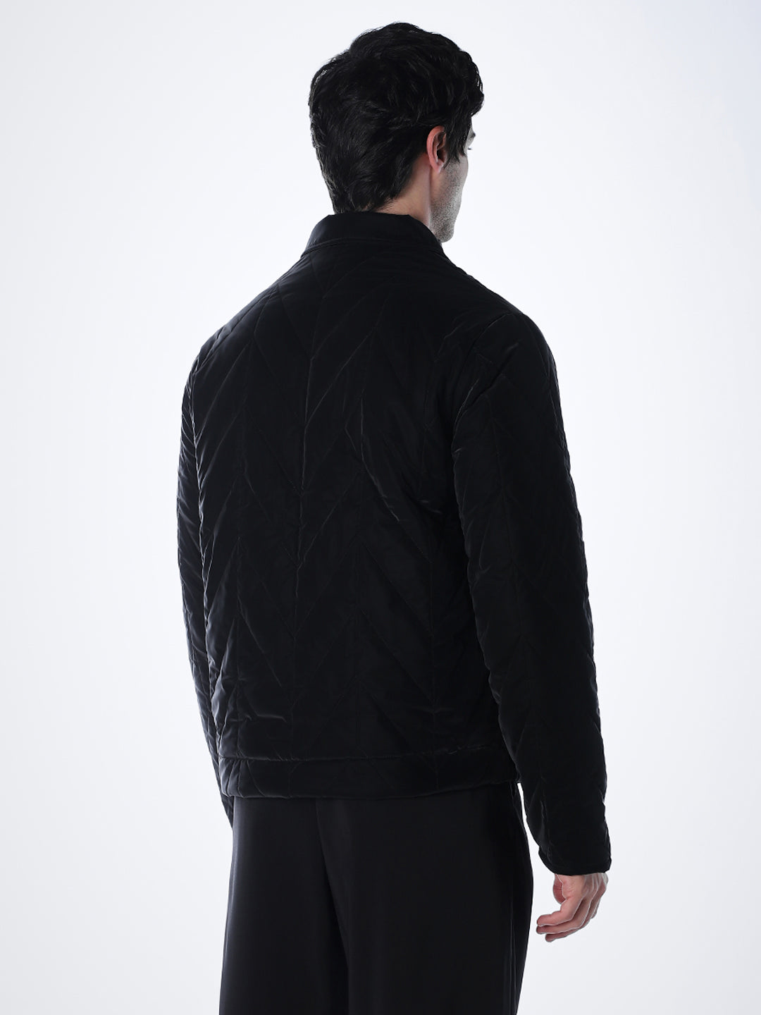 Black High Neck Jacket