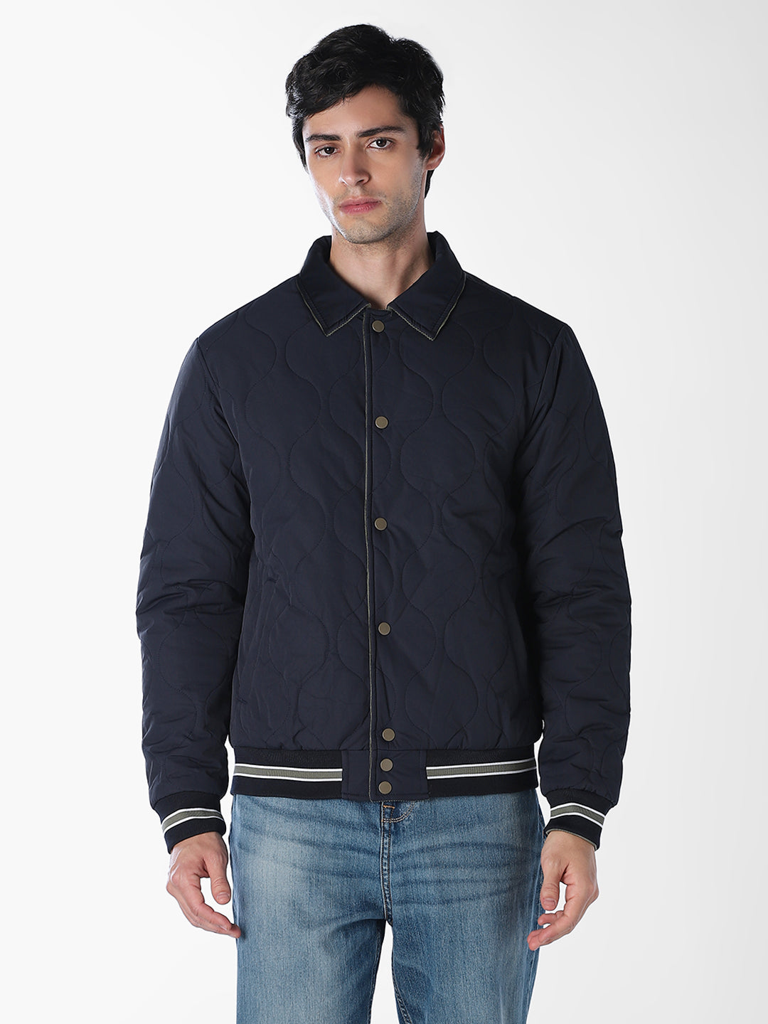 Reversible Corduroy-Quilted Jacket