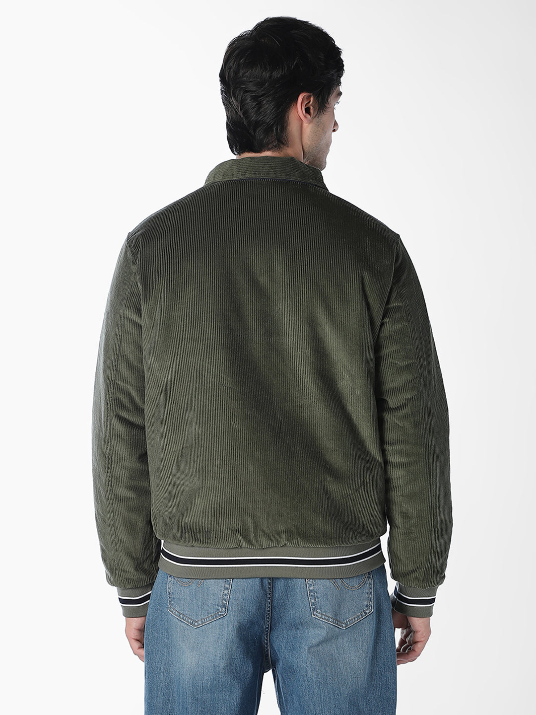 Reversible Corduroy-Quilted Jacket