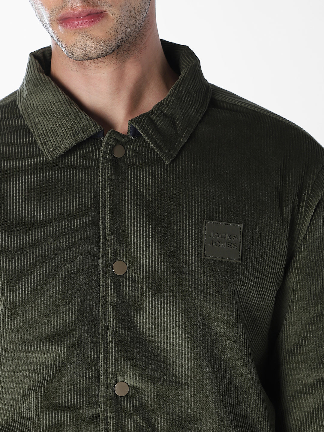 Reversible Corduroy-Quilted Jacket