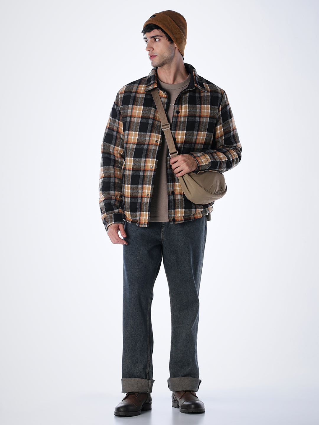 Black Printed Reversible Jacket