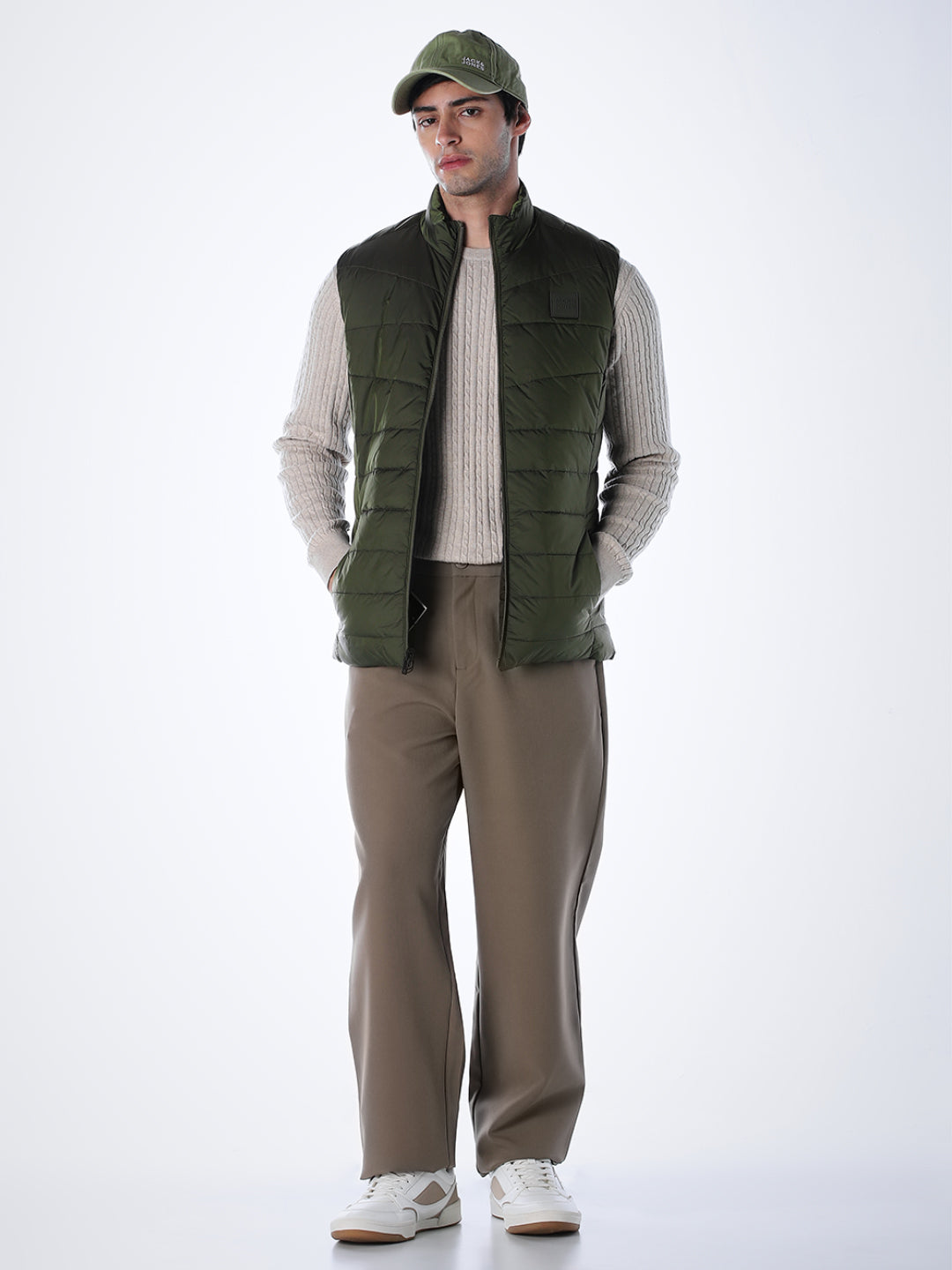 Green Reversible Puffer Vest