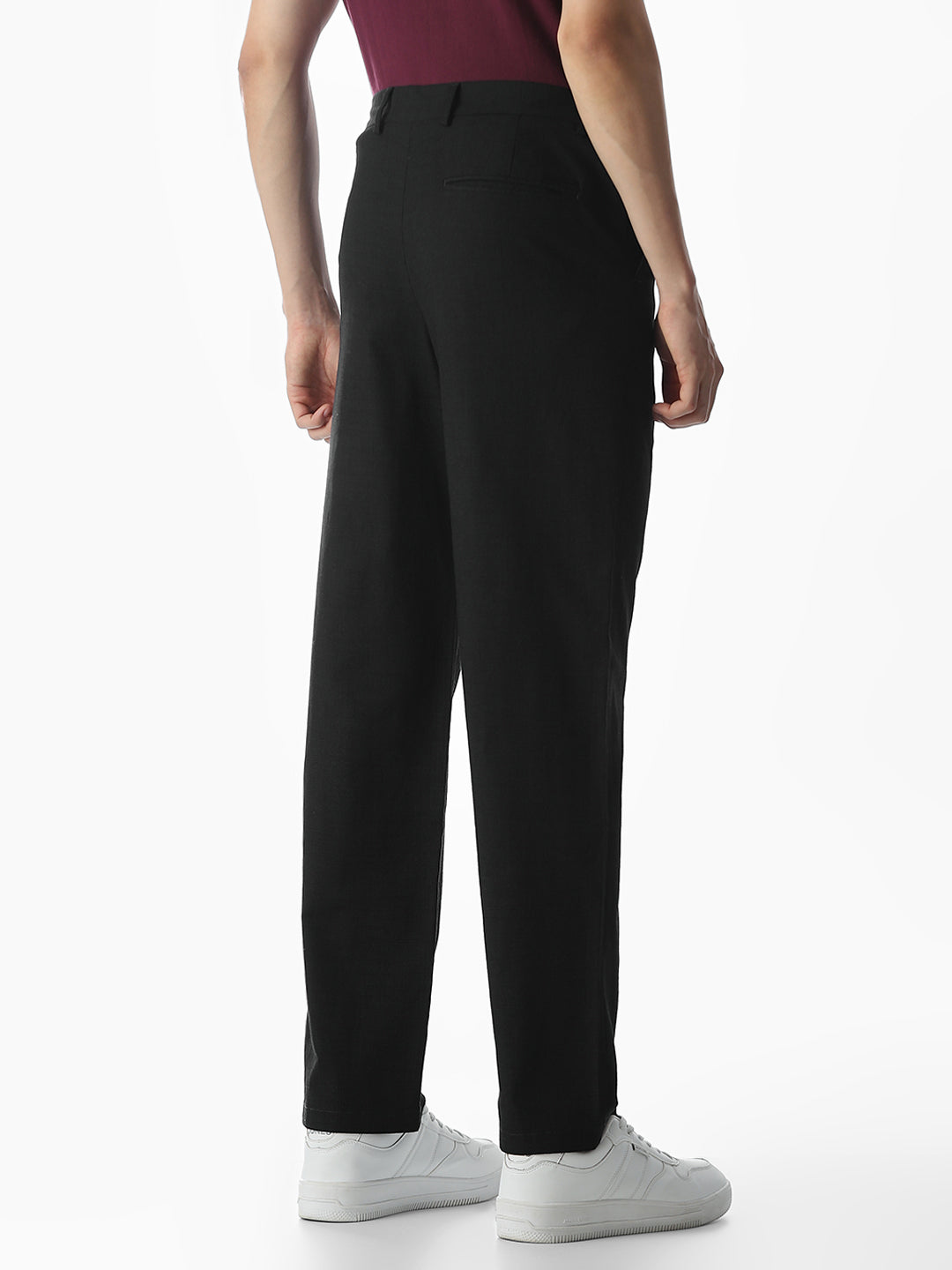 Regular Fit Black Pants