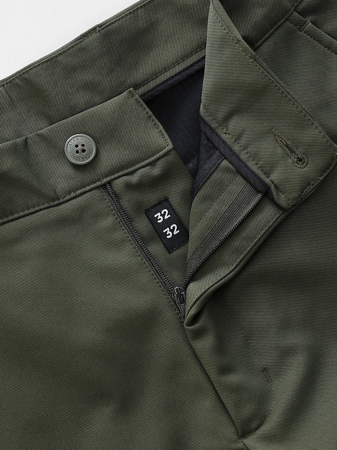 4 Pocket Non-Stretch Chino Pants - Olive
