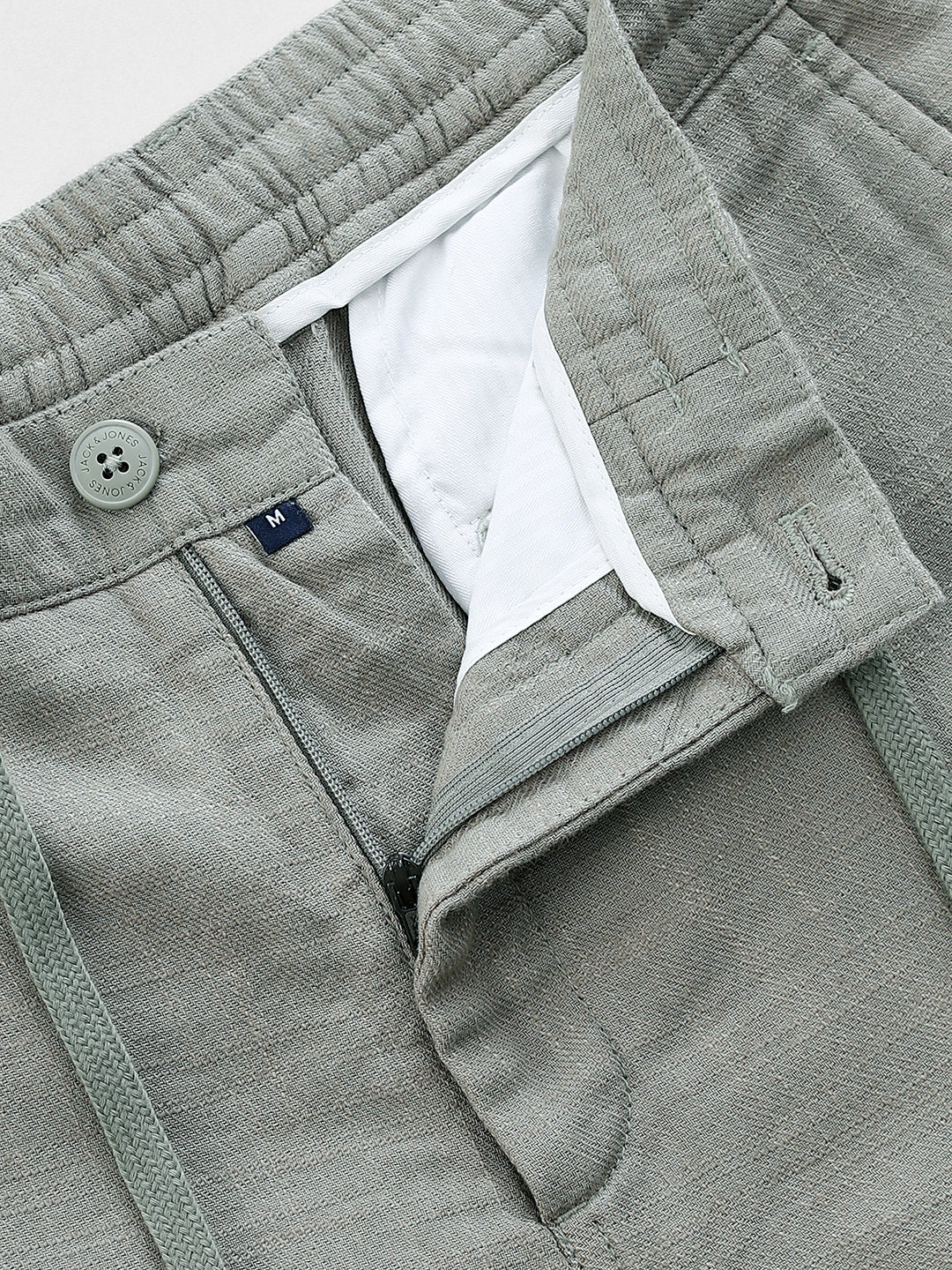 Cotton Loose Fit Chino Pants - Green