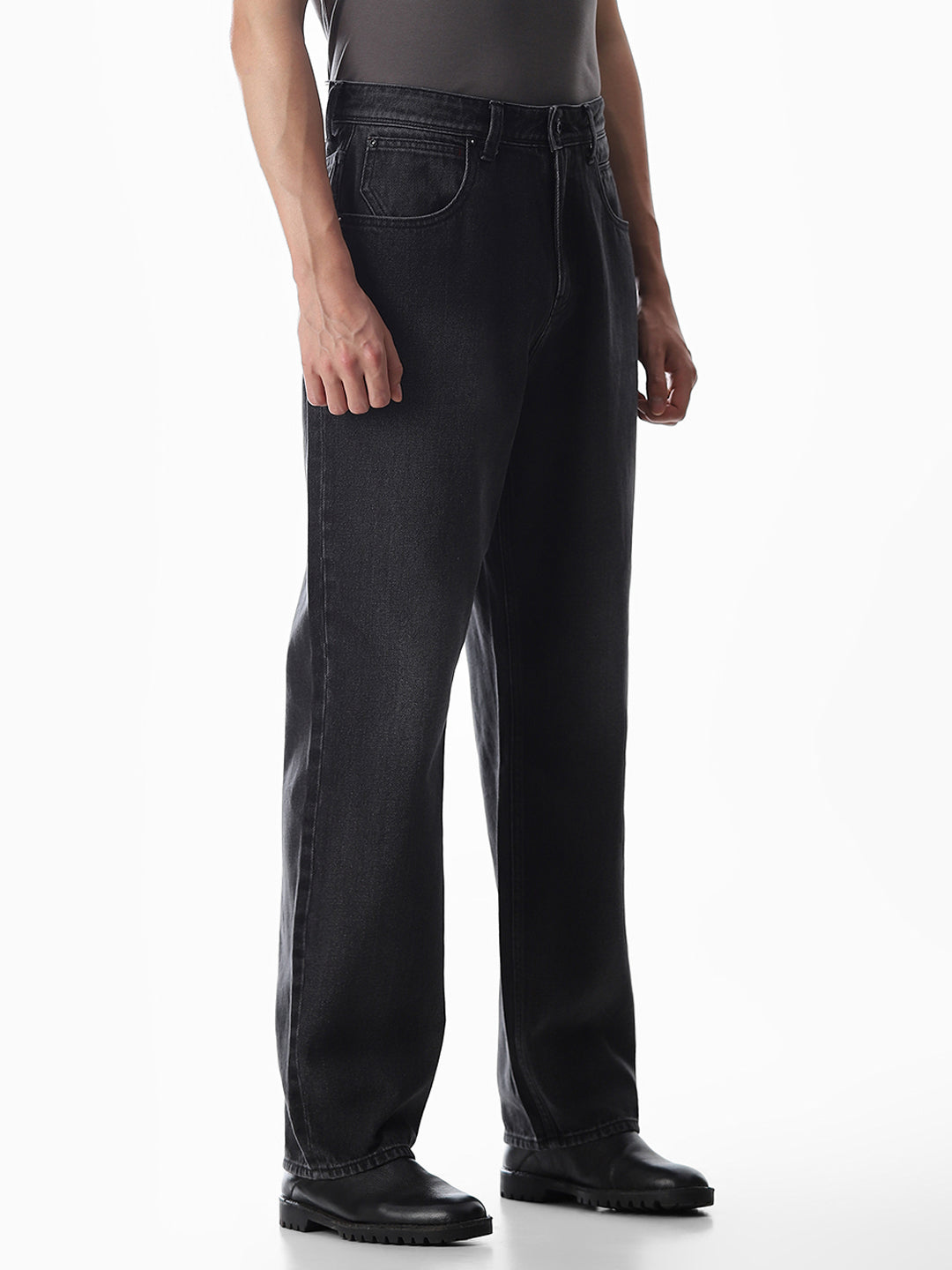 Dark Grey Dario Loose Fit Jeans