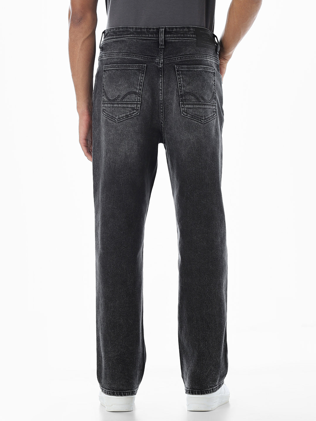 Dark Grey High Rise Dario Loose Fit Jeans