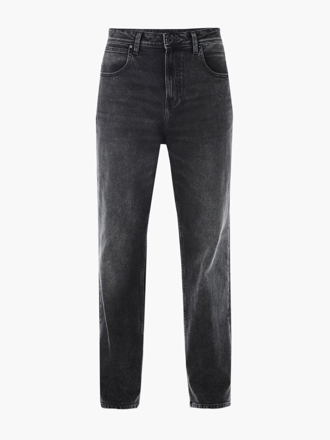 Dark Grey High Rise Dario Loose Fit Jeans
