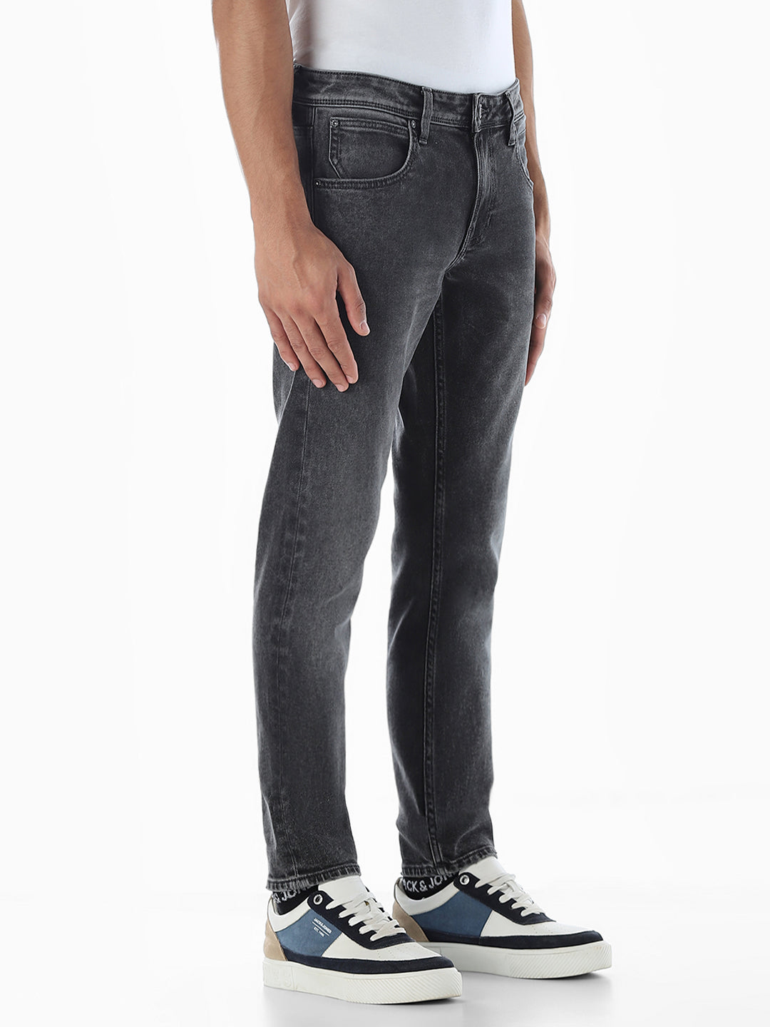 Dark Grey Glenn Slim Fit Jeans