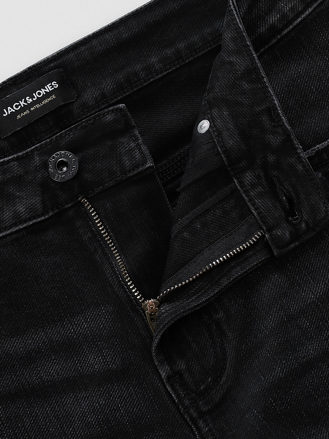 Distressed Glenn Slim Fit Jeans - Black