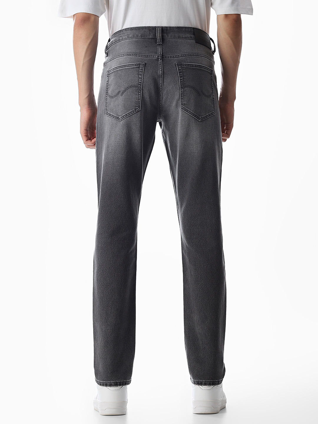 Grey 5 Pocket Glenn Slim Fit Jeans