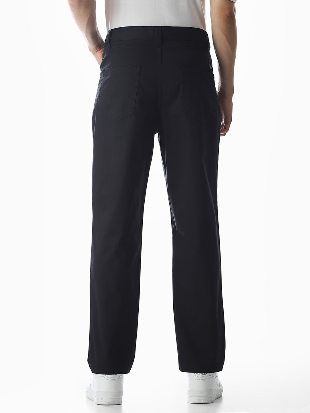 Black Regular Fit Pants