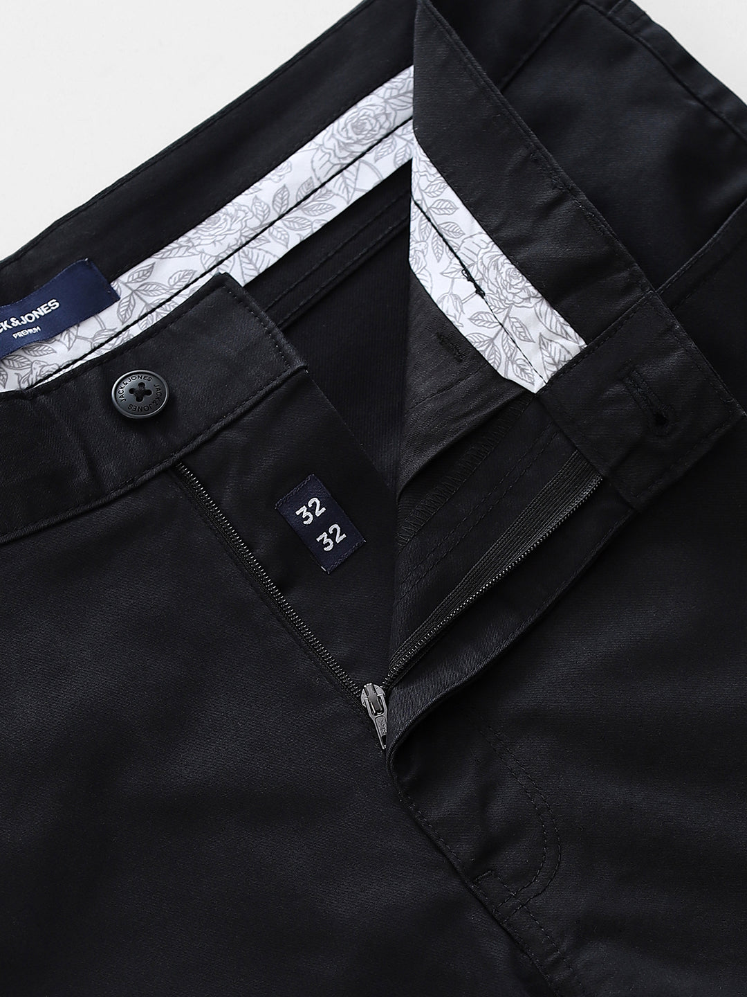 Black Regular Fit Pants