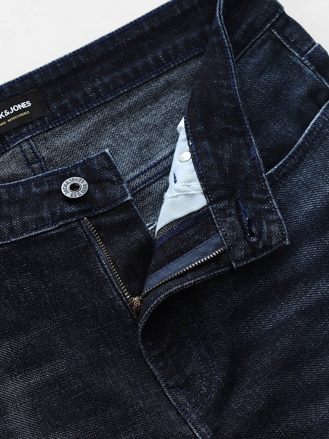 5 Pocket Ben Skinny Fit Jeans - Dark Blue