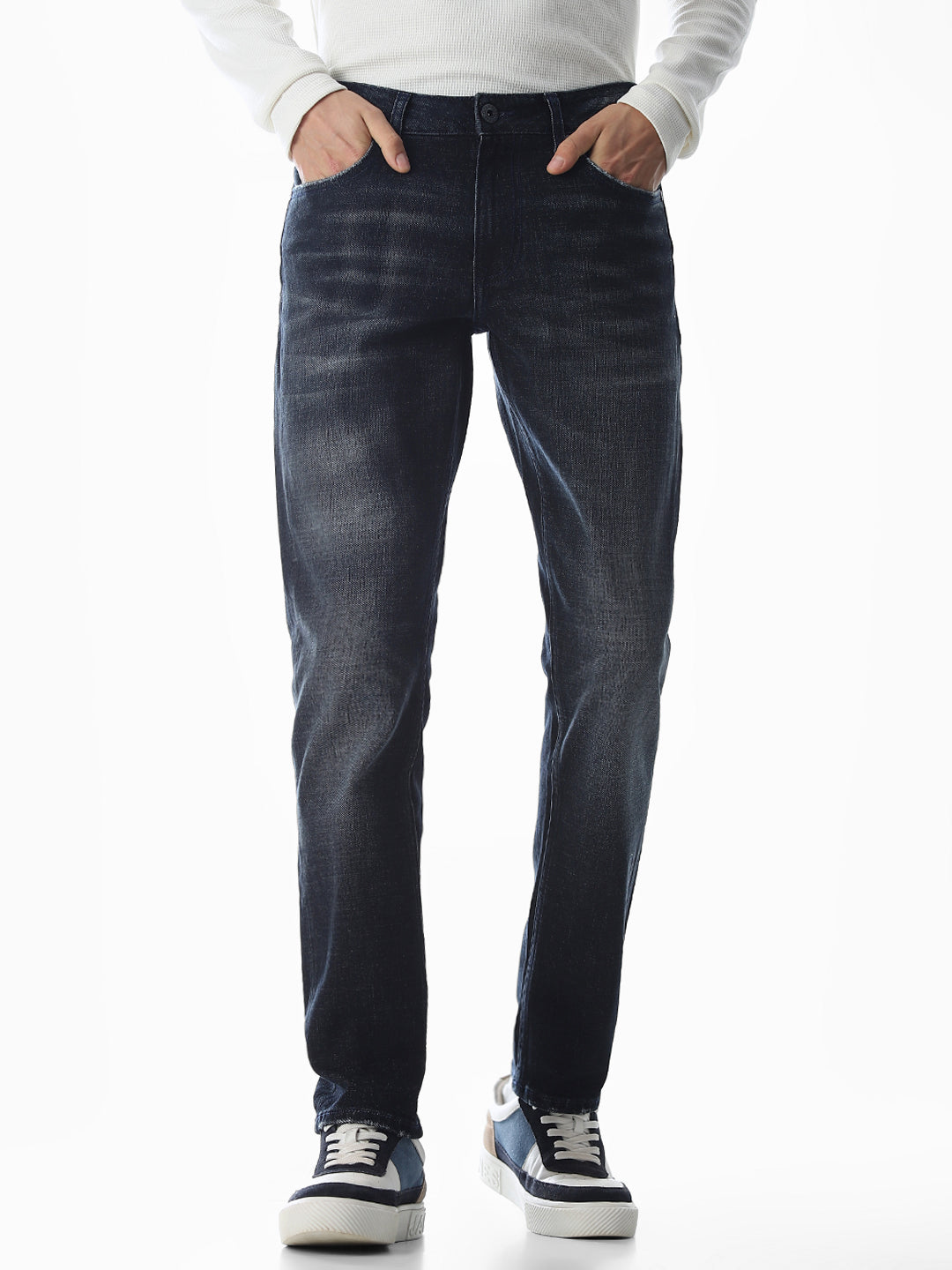 Washed Glenn Slim Fit Jeans