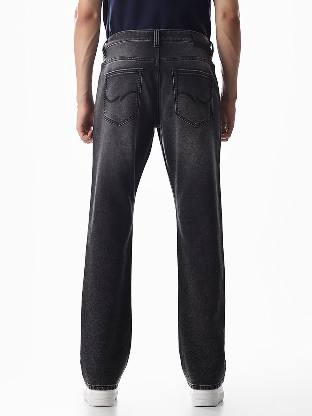 Dark Grey Clark Regular Fit Jeans