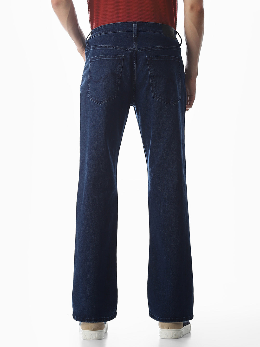 High Rise Cliff Bootcut Jeans - Dark Blue