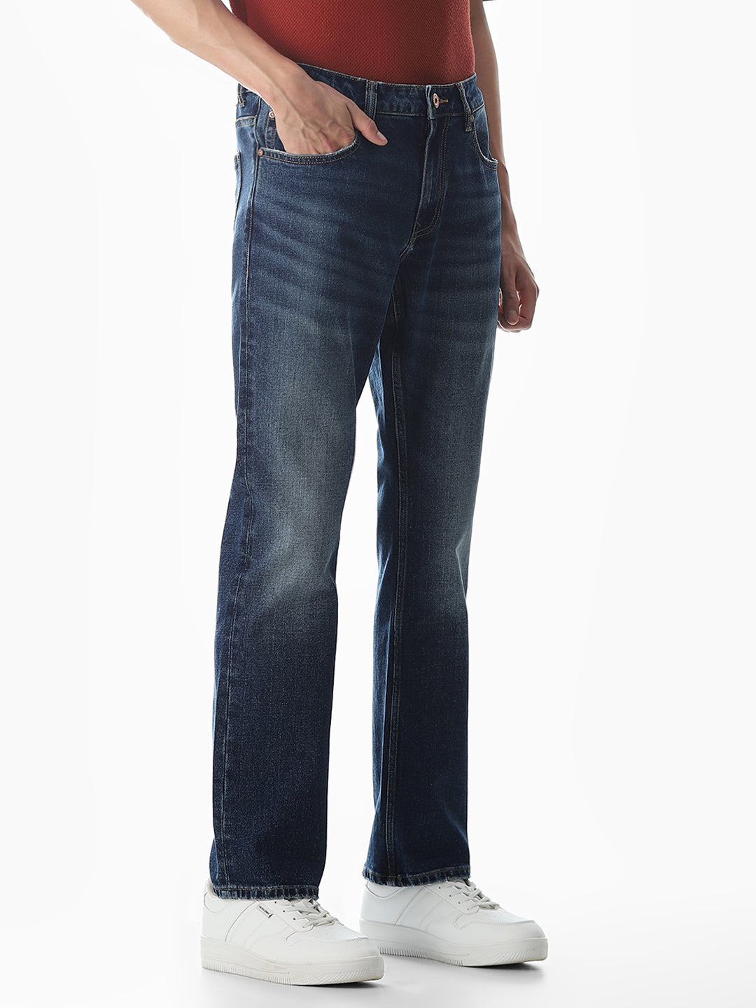 Clark Regular Fit Jeans - Medium Blue