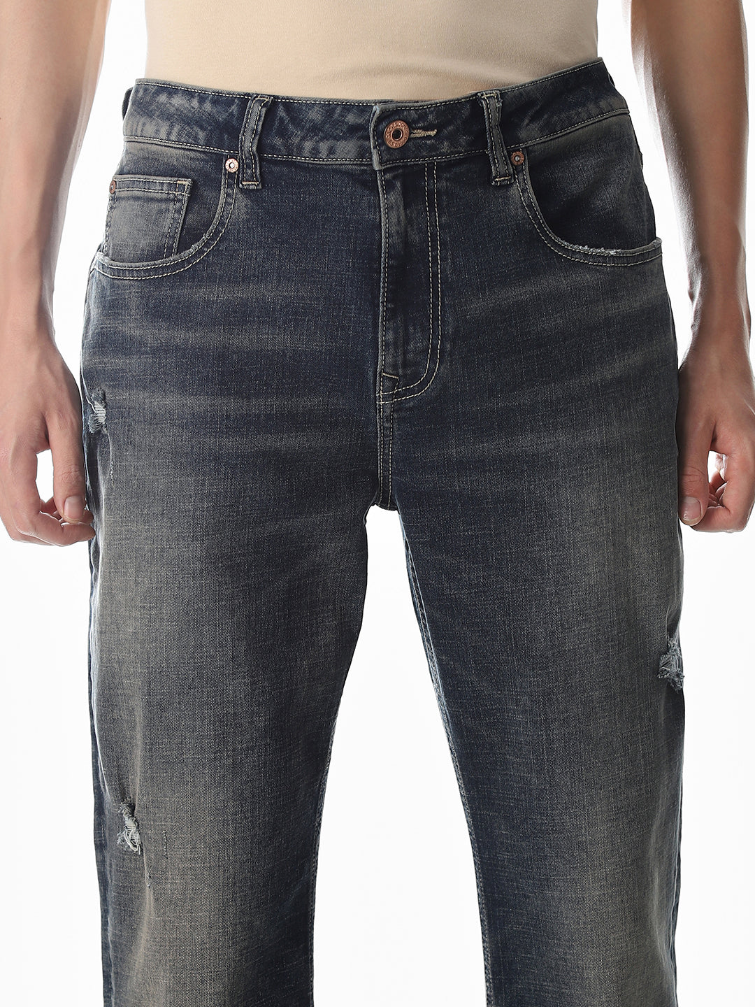 5 Pocket High Rise Bootcut Jeans