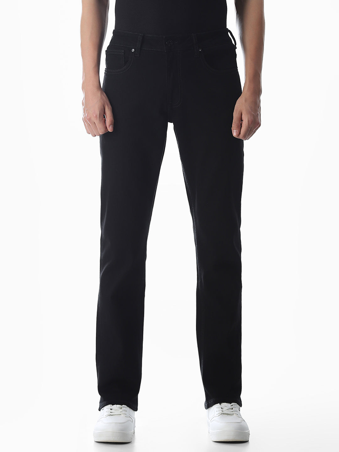 5 Pocket Ben Skinny Fit Jeans - Black