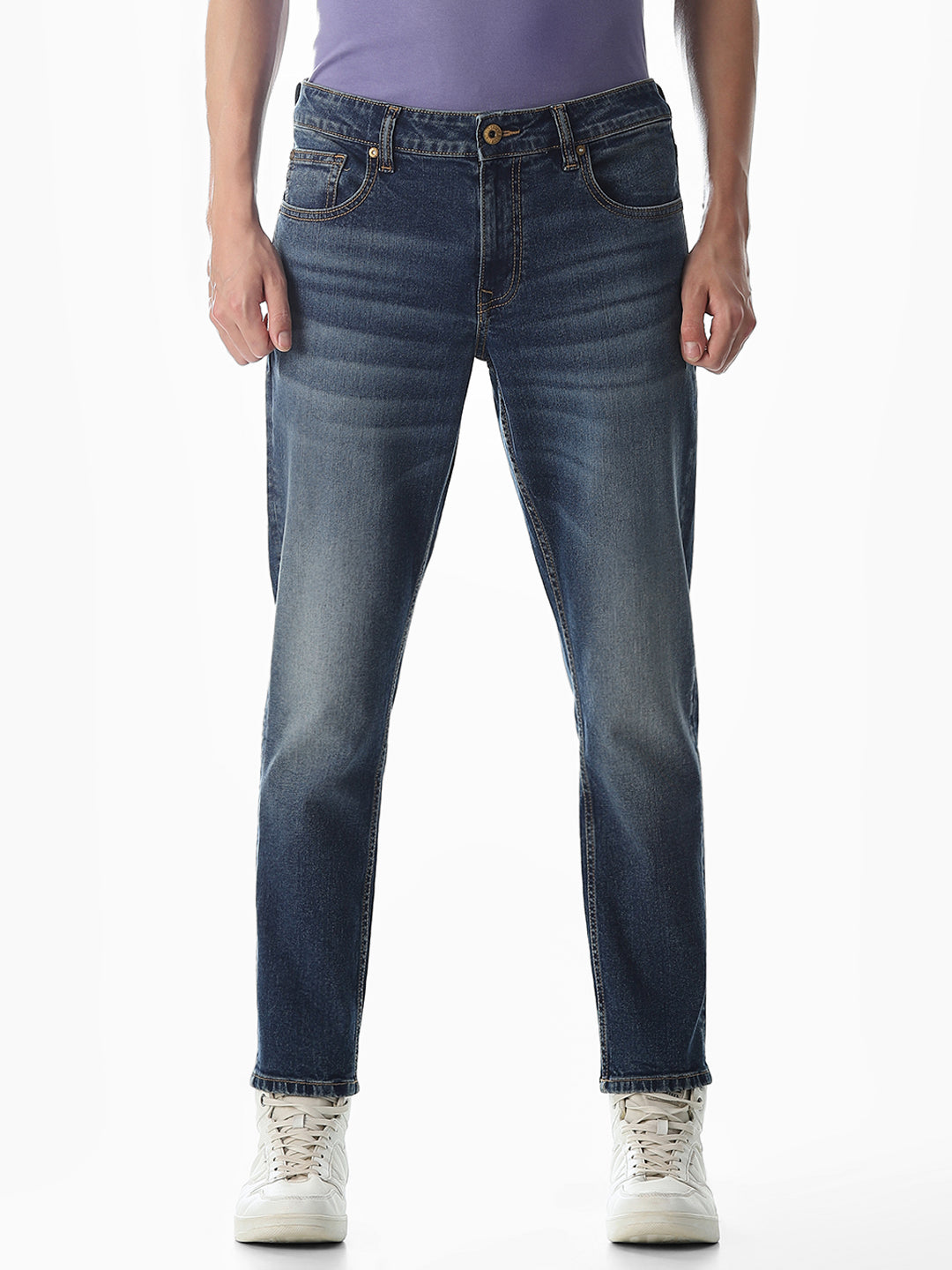 5 Pocket Cropped Brak Jeans