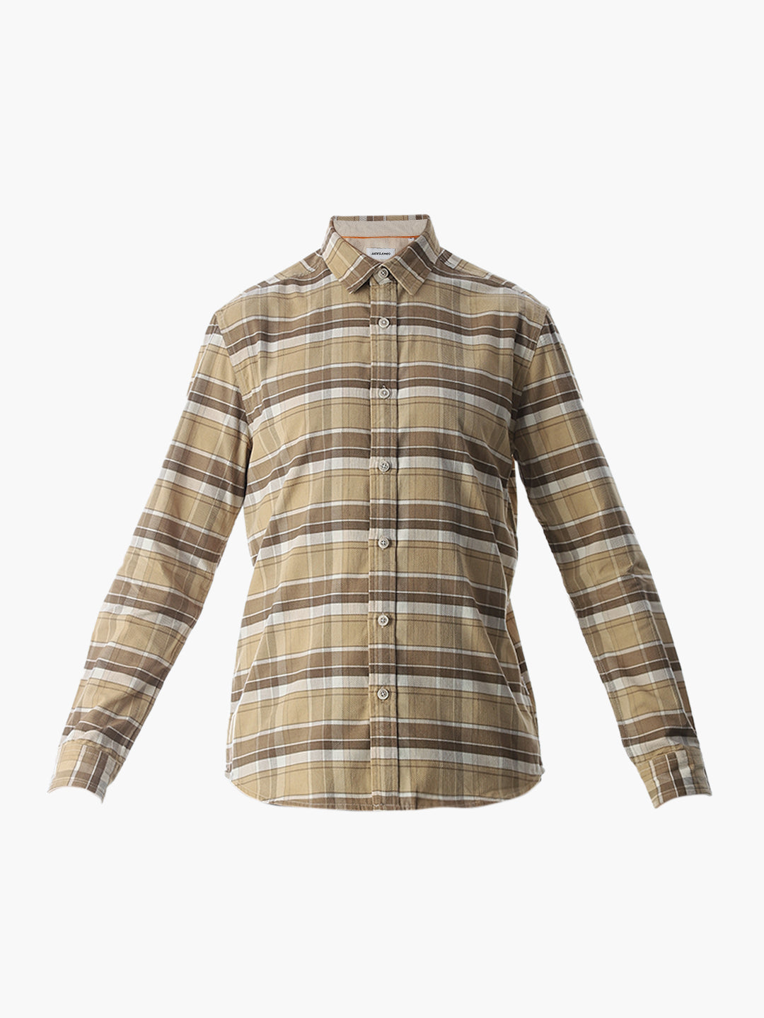 Beige Flap Pockets Shirt