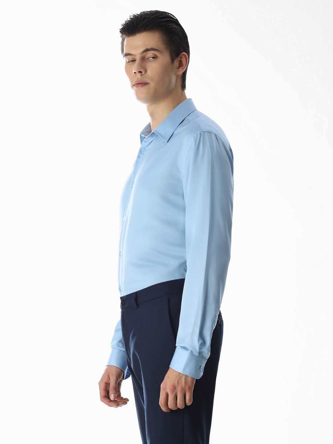 Light Blue Tencel Formal Shirt