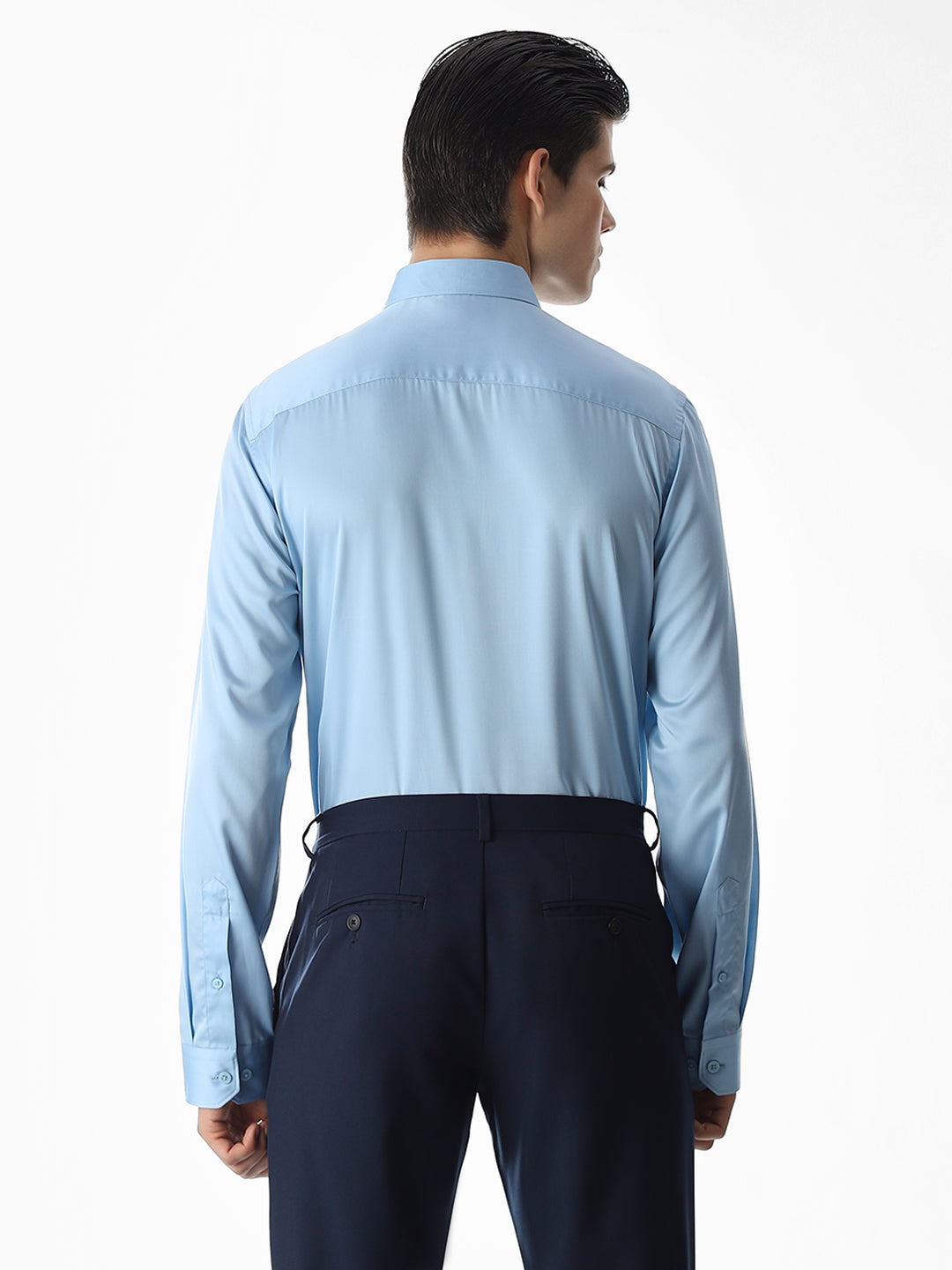 Light Blue Tencel Formal Shirt