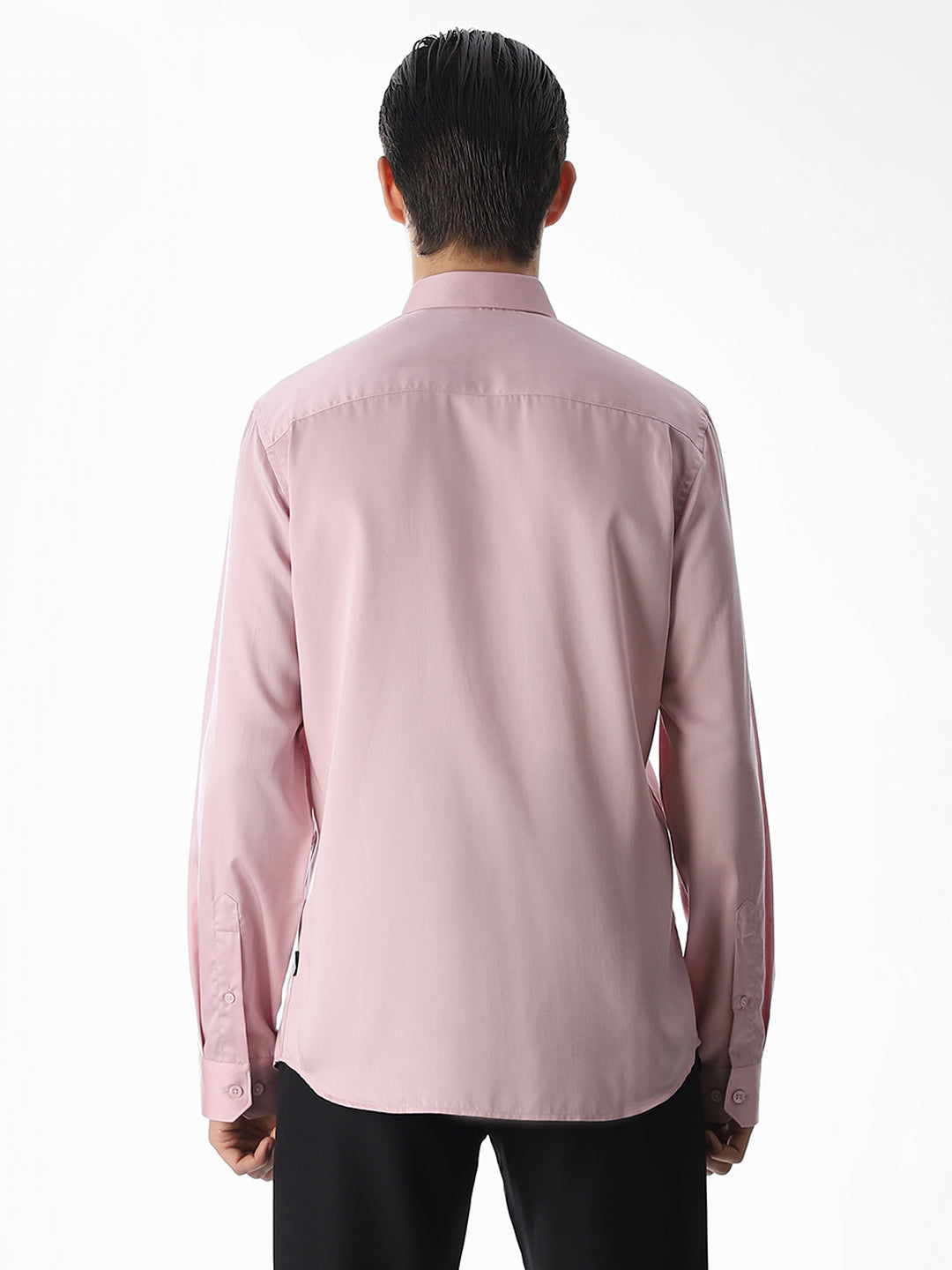 Pink Tencel Formal Shirt