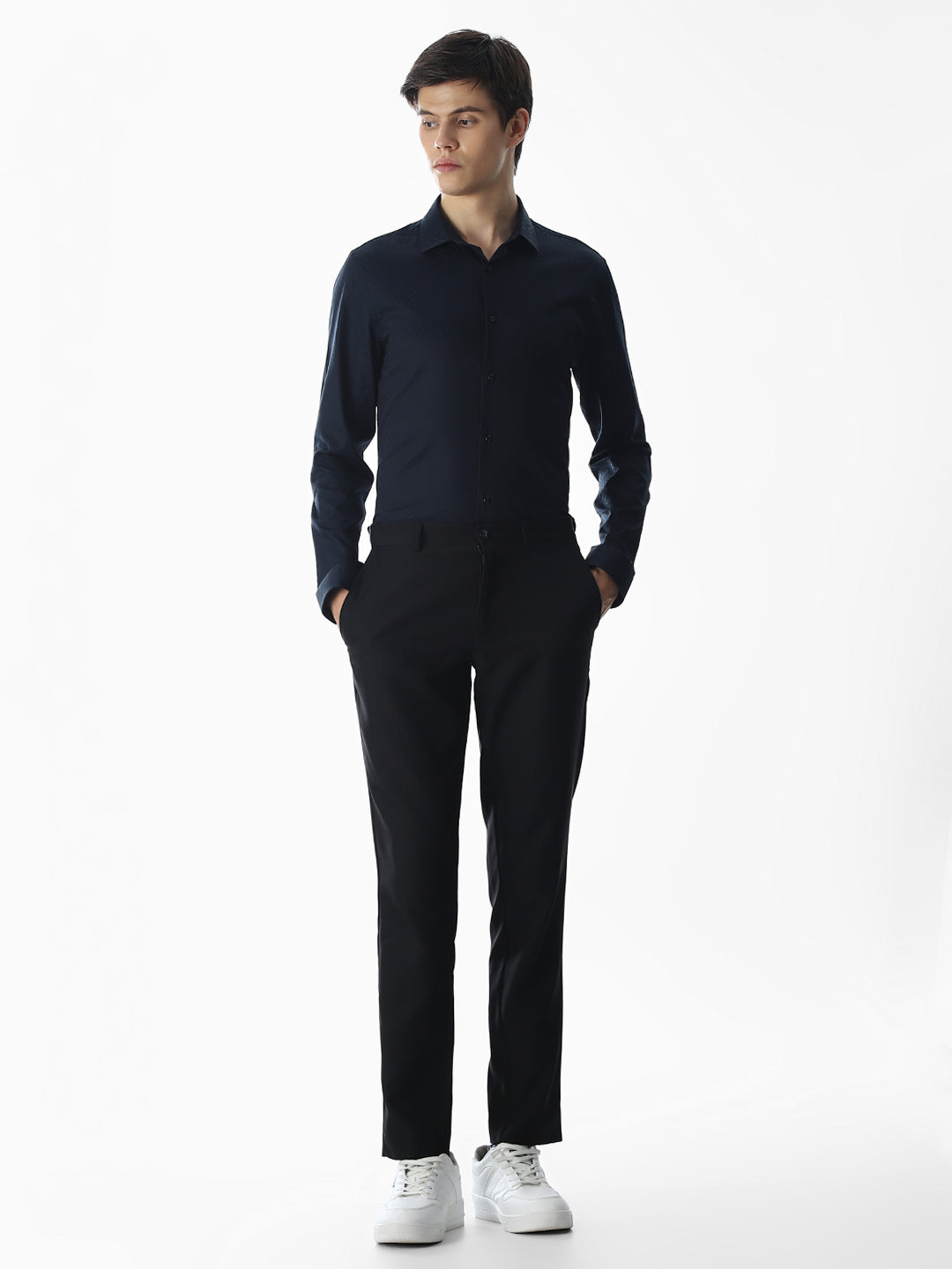 Jacquard Printed Cotton Shirt